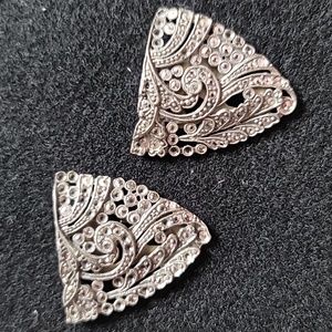 Vintage 1930's Dress/Fur Clips